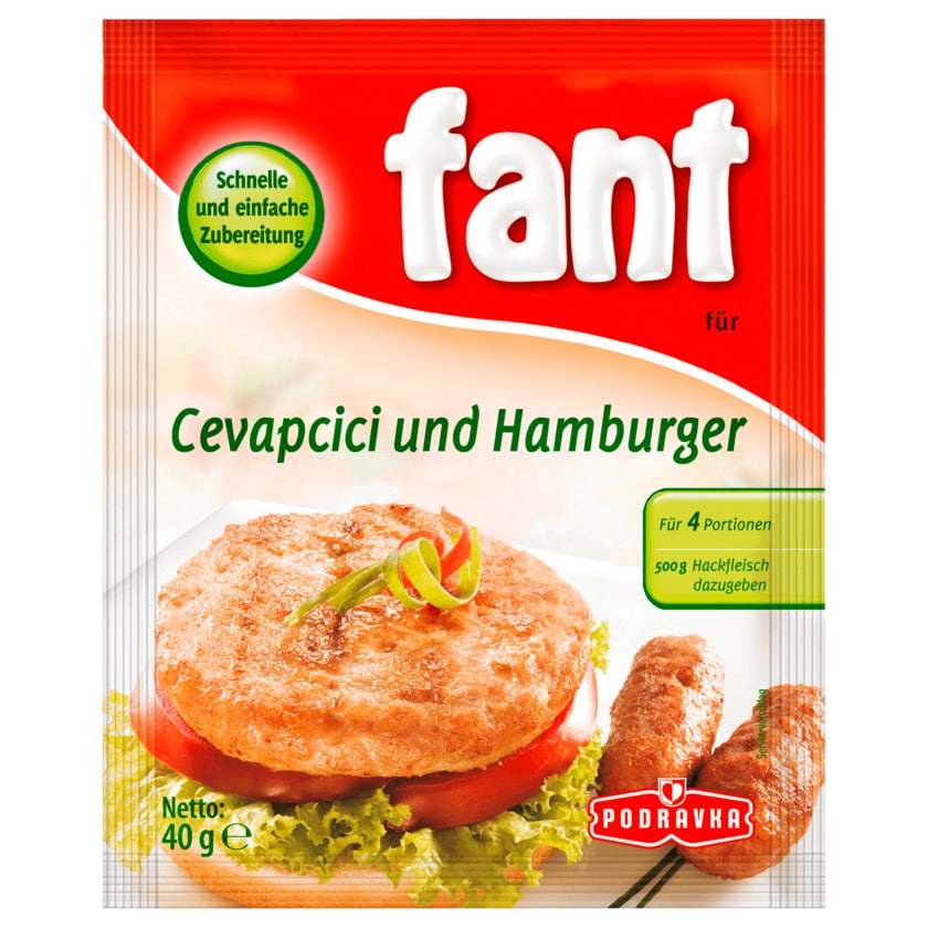 Fant Fix Cevapcici und Hamburger 40g